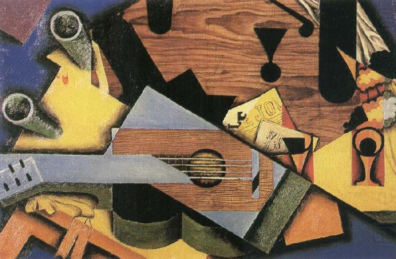 Juan Gris The still lief having Guitar china oil painting image